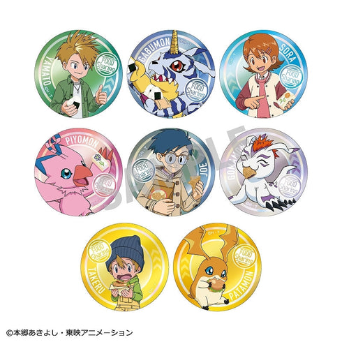 『デジモンアドベンチャー』【BOX】トレーディングメタル缶バッジvol.2_食べ物わけっこ